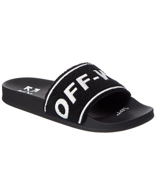 

Off-White Полотенце с вышивкой Мужские черные, Черный, NA