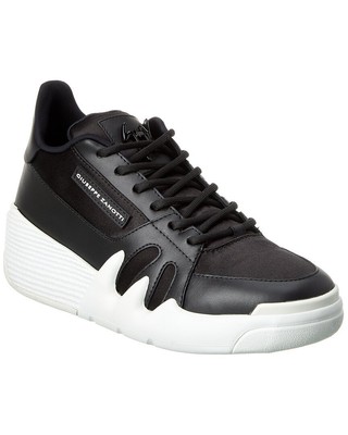 

Женские кроссовки Giuseppe Zanotti Talon из парусины и кожи, Черный, NA