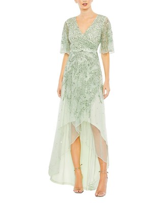 Женское платье Mac Duggal с высокой посадкой 12