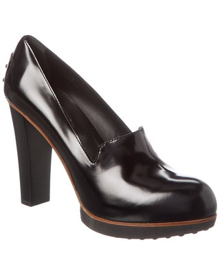 Tod S Leather Pump Womens Black 40