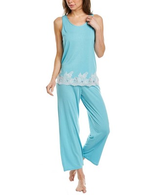 

Женские пижамные брюки Natori из 2 предметов Luxe Shangri La размера, Sglsea glass, NA