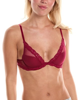 Женский бюстгальтер-футболка с глубоким вырезом Natori Feathers 38Dd