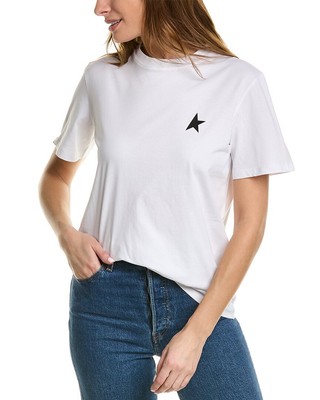 Футболка Golden Goose Star женская белая Xs