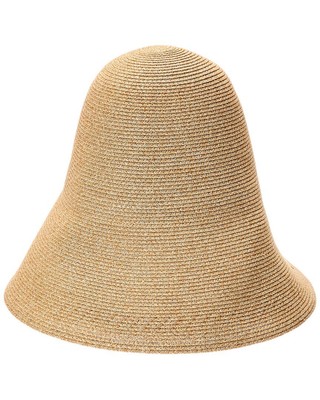 Тотемная соломенная шляпа женская коричневого цвета.