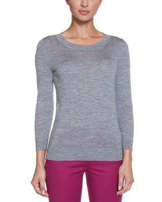

Серый женский свитер Boden из меланжевой шерсти мериноса, Grey melange