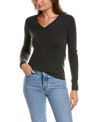 

Женский кашемировый свитер Incashmere с v-образным вырезом, Grey