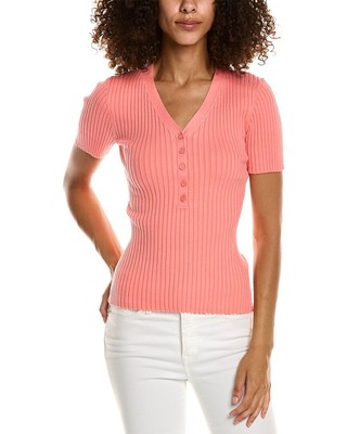 

Trina Turk Mayo Henley женская, Flaflamingo