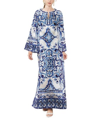 

Платье Kaimilan женское, White/blue print