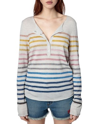 

Женский шерстяной свитер Zadig - Voltaire Hila, Gris clair