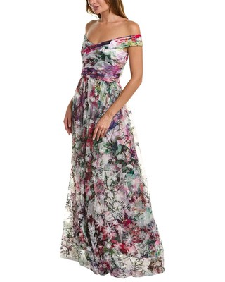 

Платье Marchesa Notte из тюля женское белое, Белый