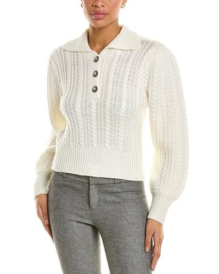 

1. Женский шерстяной свитер государственной вязки, белый размер