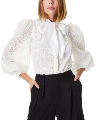 

Женская блузка Alice + Olivia Brentley, размер, Aoff white