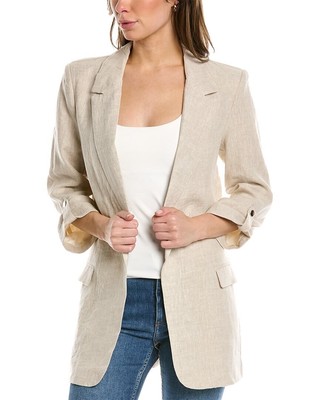 

Женский льняной блейзер Stella + Lorenzo, коричневый размер