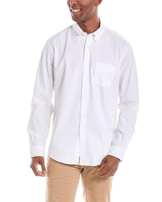 

Мужская рубашка из хлопчатобумажного хлопка Brooks Brothers стандартного кроя, Белый