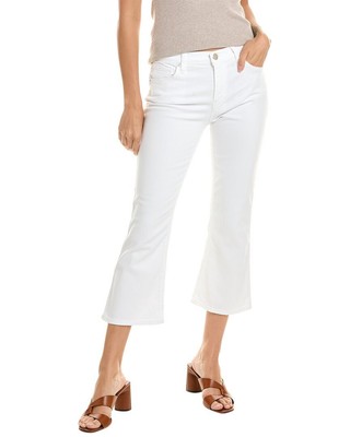Hudson Jeans Nico White Petite Crop Bootcut Jean Womens White 30