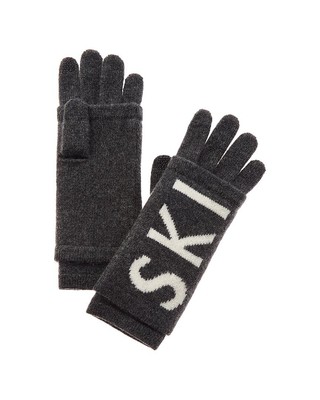 Кашемировые перчатки Hannah Rose Ski 3-В-1 Женские серые