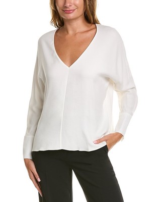 

Женский пуловер Vince Easy с v-образным вырезом, Белый