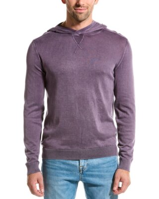 

John Varvatos Canton Толстовка Мужская Фиолетовая, Фиолетовый