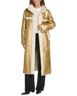 APPARIS APPARIS TILLY REVERSIBLE COAT WOMEN'S GOLD XS