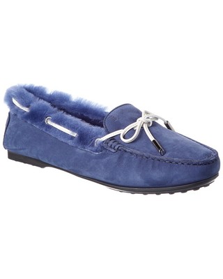

Женские кожаные лоферы Tods, Синий, NA
