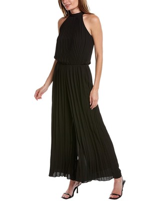 

Женский плиссированный комбинезон-гармошка T Tahari, Черный, NA