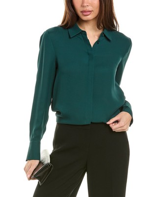 Женская шелковая блузка Lafayette 148 New York Scottie Xxl