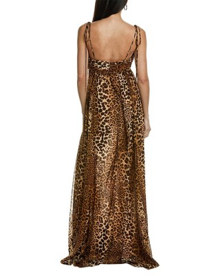 Pre-owned Carolina Herrera Empire Waist Gown Women's In Multicolor