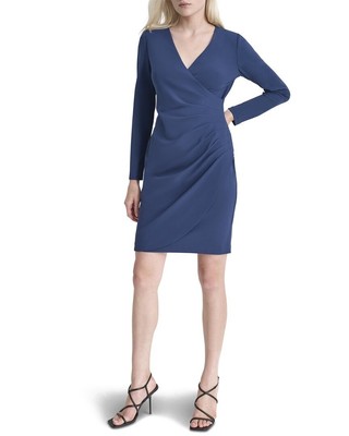 Женское мини-платье с боковыми рюшами Dkny 12