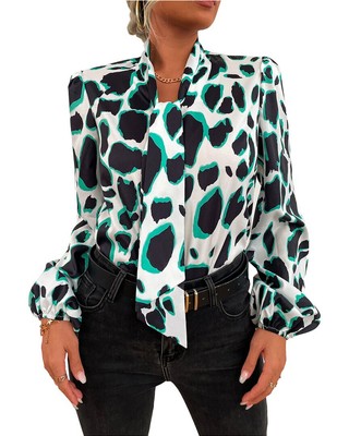 

Блуза женская Delli.S, Green - leopard print