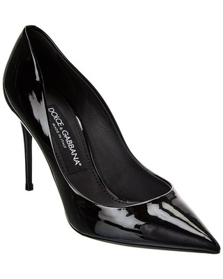 

Женские лакированные туфли Dolce - Gabbana с логотипом Dg, Черный, NA