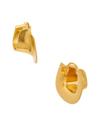 Серьги Ferragamo Gancini Женские золотые