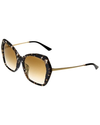 Женские солнцезащитные очки Dolce & Gabbana 56 мм, женские черные