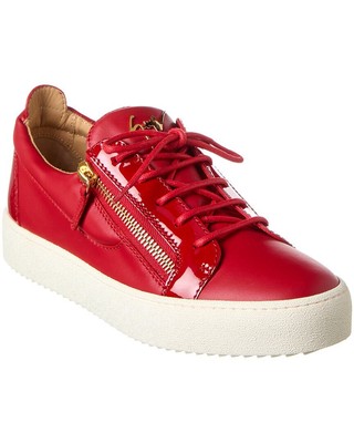 

Giuseppe Zanotti May London кожаные кроссовки мужские, Красный, NA