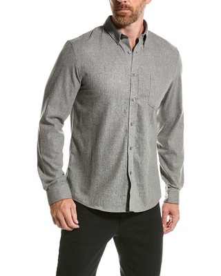 

Рубашка Frame Denim из смесовой шерсти мужская, Light grey