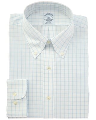 

Мужская классическая рубашка обычного кроя Brooks Brothers, Синий, NA