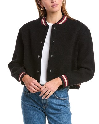 Шерстяная куртка Ba&Sh Hugh женская черная 1