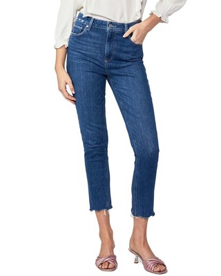 

Женские укороченные джинсы Paige Denim Sarah Slim, Radio star dist fly hem, NA