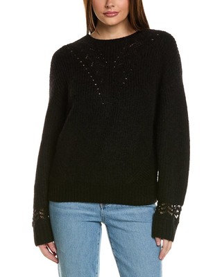 Женский свитер из смеси шерсти и альпаки Kooples, черный 3