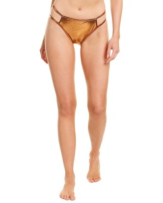 Низ бикини Sports Illustrated Swim с вырезом для плавания Женский коричневый Xs