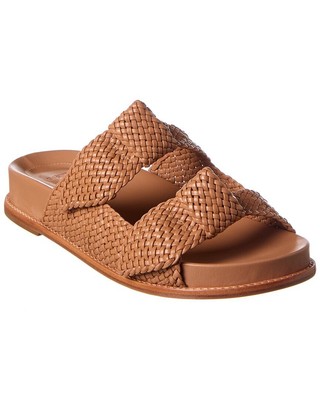 

Alexandre Birman Женские плетеные кожаные сандалии Clarita коричневые, Коричневый, NA