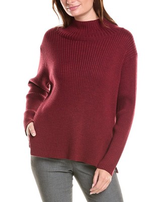 Шерстяной свитер с высоким воротом Eileen Fisher, женский Красный S