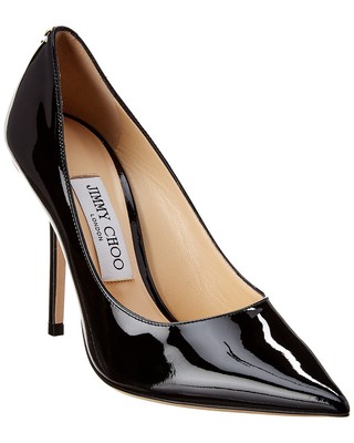 Женские лакированные туфли Jimmy Choo Love 100, черные 37,5