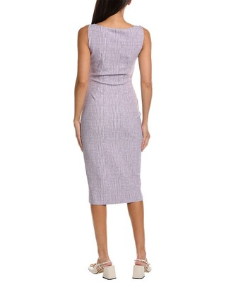 Pre-owned Chiara Boni La Petite Robe Sheath Dress Women's Purple 8
