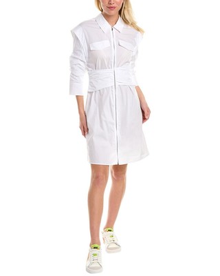 

Платье-рубашка Derek Lam 10 Crosby Skylar женское, Белый