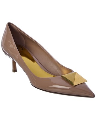 

Женские лакированные туфли Valentino One Stud 50, розовые, Розовый, NA