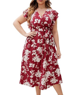 

Платье Romanissa женское, Wine - print