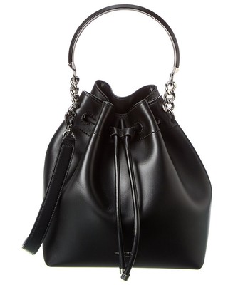 

Jimmy Choo Bon Bon Кожаная Сумка-мешок Женская Черная, NA