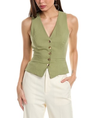 Ramy Brook Cosette Vest Top Womens Green M