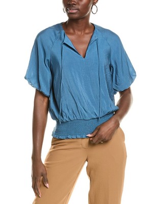 Женский топ-блузон со складками от Винса Камуто