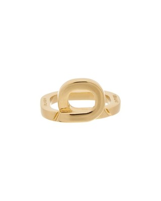 Ferragamo Gancini Ring Womens Gold